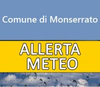 Avviso di criticità per rischio idrogeologico - Allerta Gialla - criticità Ordinaria